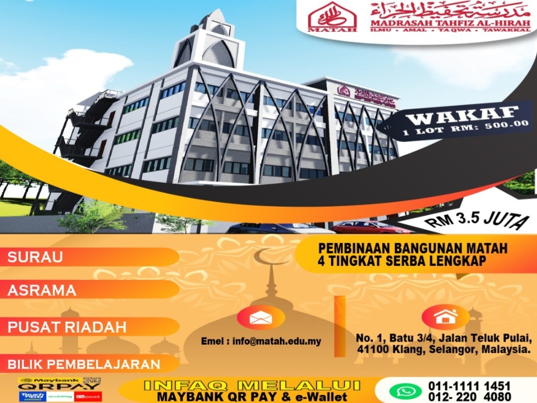 WAKAF PEMBINAAN BANGUNAN BARU MATAH