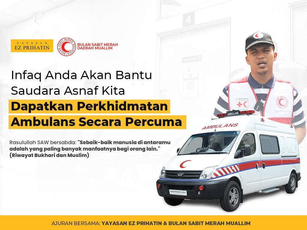 PERKHIDMATAN AMBULANS PERCUMA UNTUK ASNAF