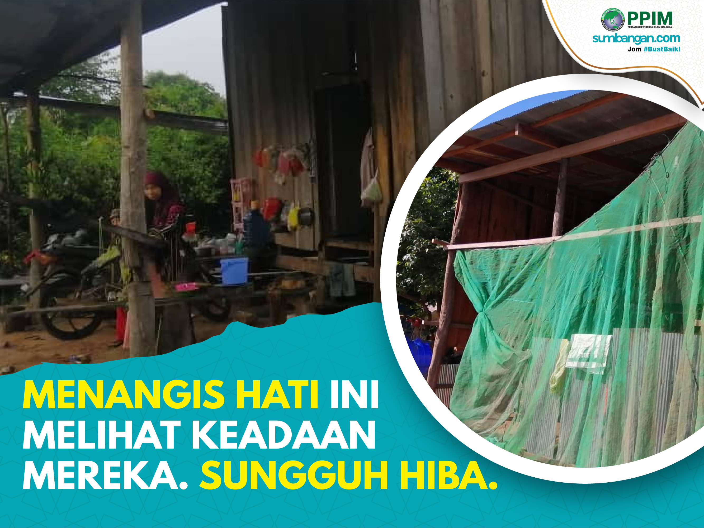 DANA BAIKPULIH 4 BUAH RUMAH DAIF ASNAF DI KEMBOJA