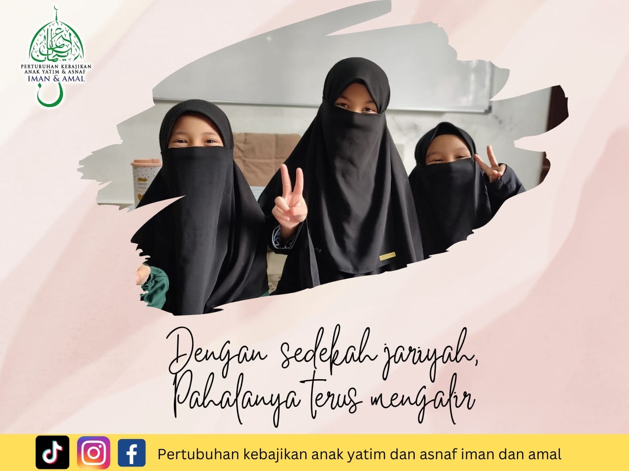 DENGAN SEDEKAH JARIYAH PAHALA TERUS MENGALIR