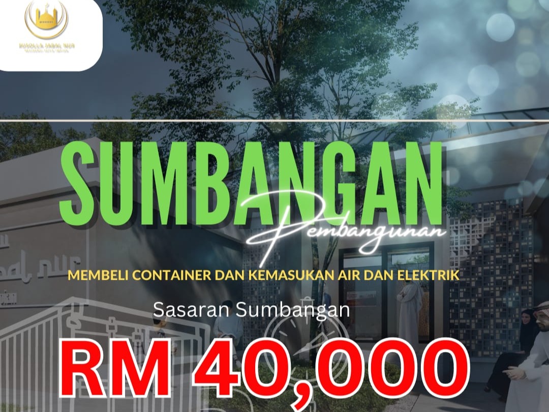 SUMBANGAN PEMBANGUNAN MEMBELI KONTENA DAN KEMASUKAN AIR DAN ELEKTRIK