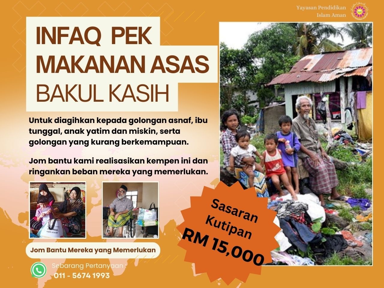 BANTUAN PEK BERUPA MAKANAN ASAS KEPADA ASNAF KELANTAN