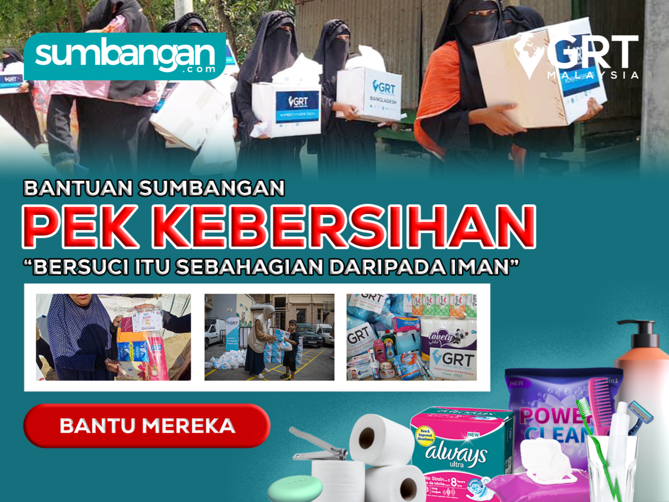 SUMBANGAN PEK KEBERSIHAN UNTUK YANG TIDAK BERKEMAMPUAN