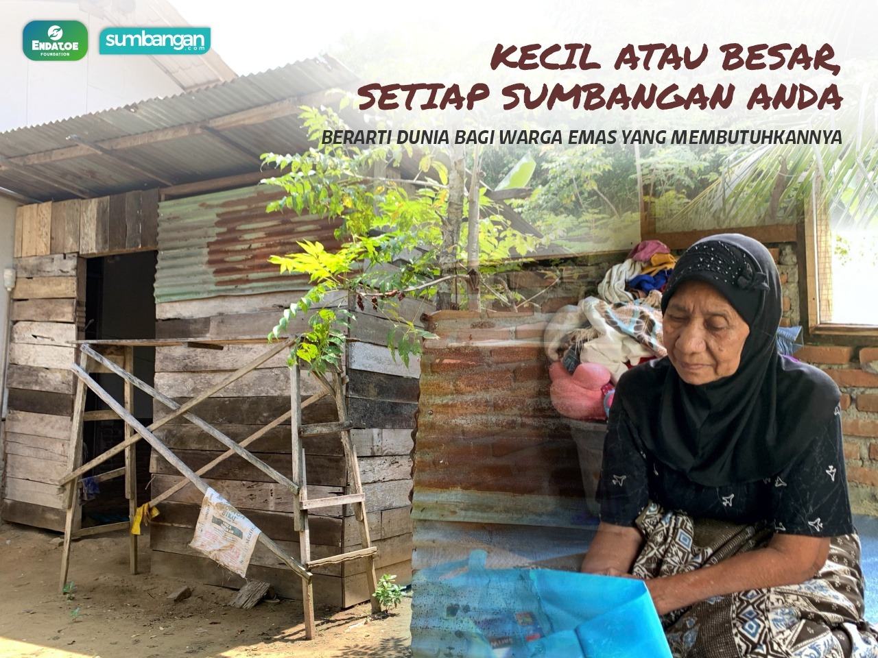 MARI TERUS BANTU NENEK SABITAH YANG MASIH MEMERLUKAN