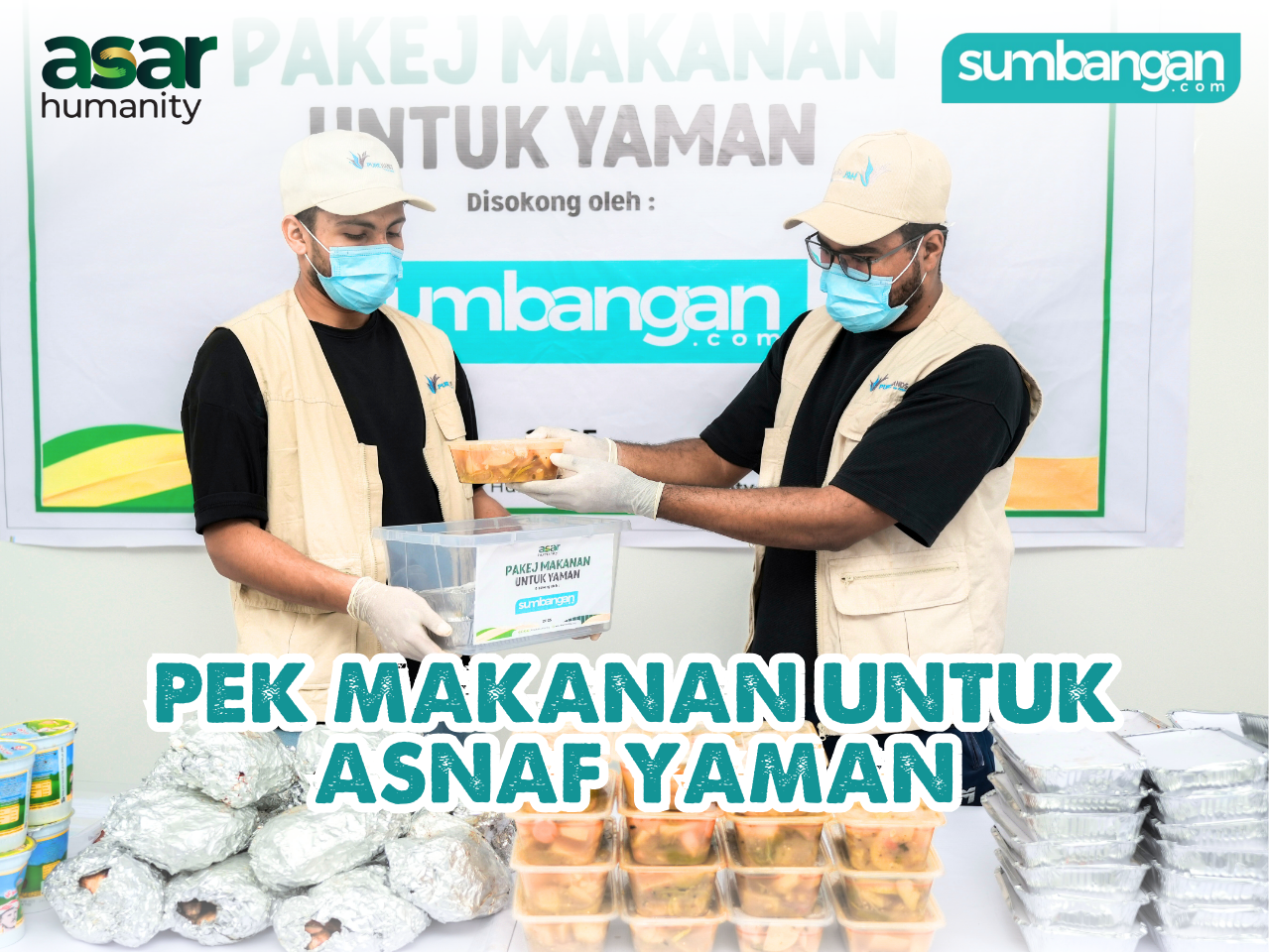 RAIH AMALAN JARIAH PEK MAKANAN UNTUK SAUDARA YAMAN
