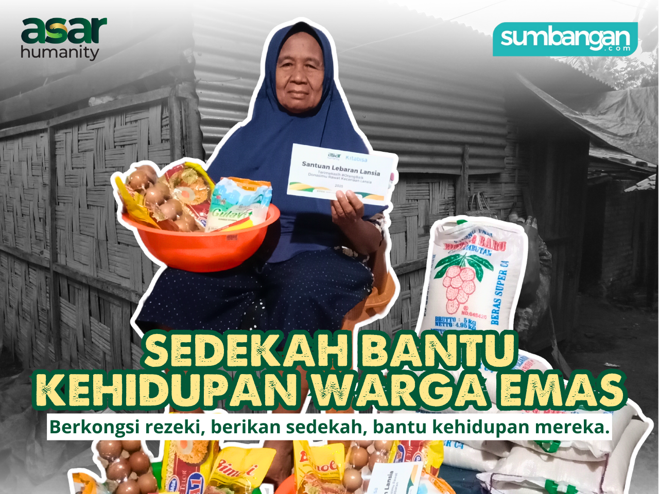 SEDEKAH SUBUH BANTU KEHIDUPAN WARGA EMAS MISKIN