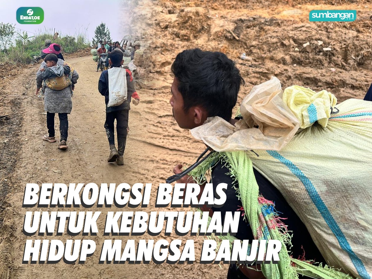 BERKONGSI BERAS UNTUK MANGSA BANJIR