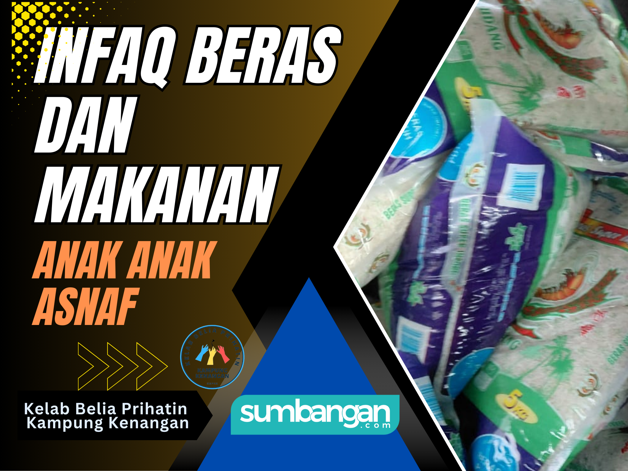 INFAQ BERAS DAN MAKANAN UNTUK ASNAF