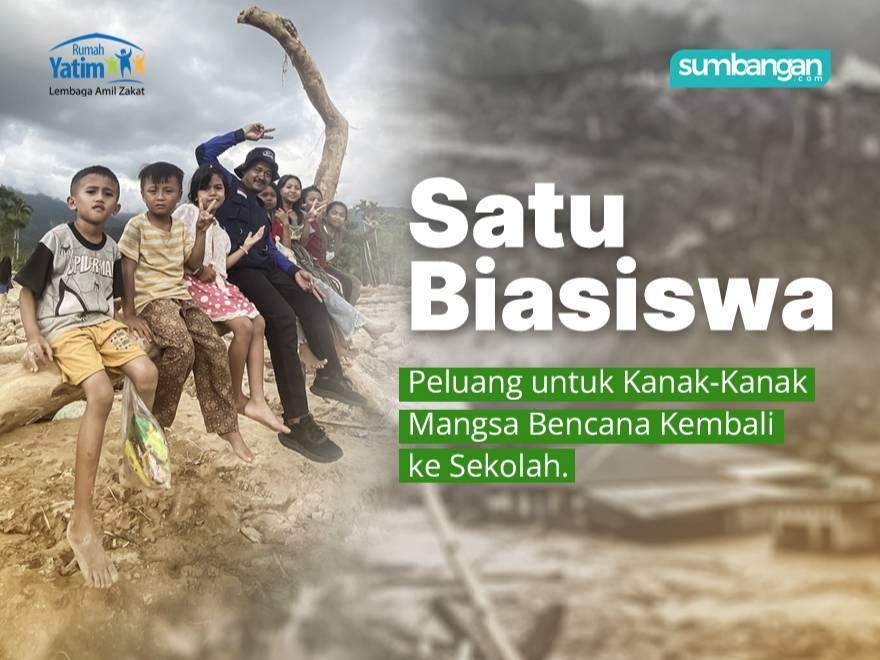 BIASISWA PEMULIHAN KECEMASAN UNTUK ANAK-ANAK MANGSA BANJIR