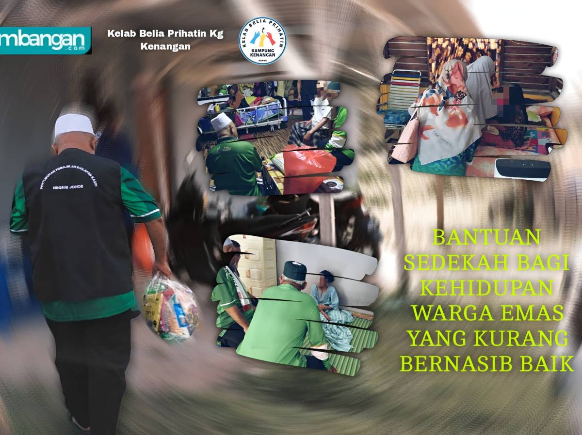 SEDEKAH BAGI KEHIDUPAN WARGA EMAS YANG KURANG BERNASIB BAIK