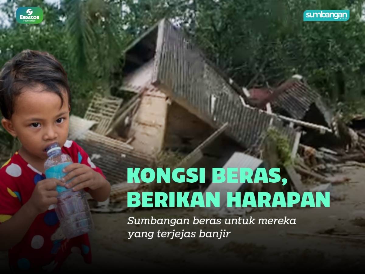 BULAN RAMADHAN KONGSI BERAS MANGSA BANJIR