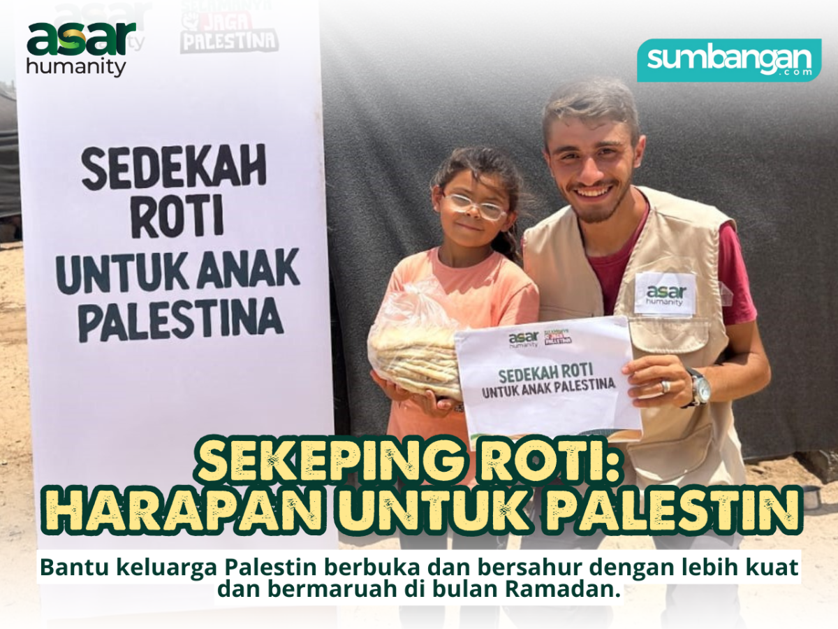 AGIHAN ROTI DAN MAKANAN UNTUK ANAK ANAK PALESTIN DI BULAN RAMADAN
