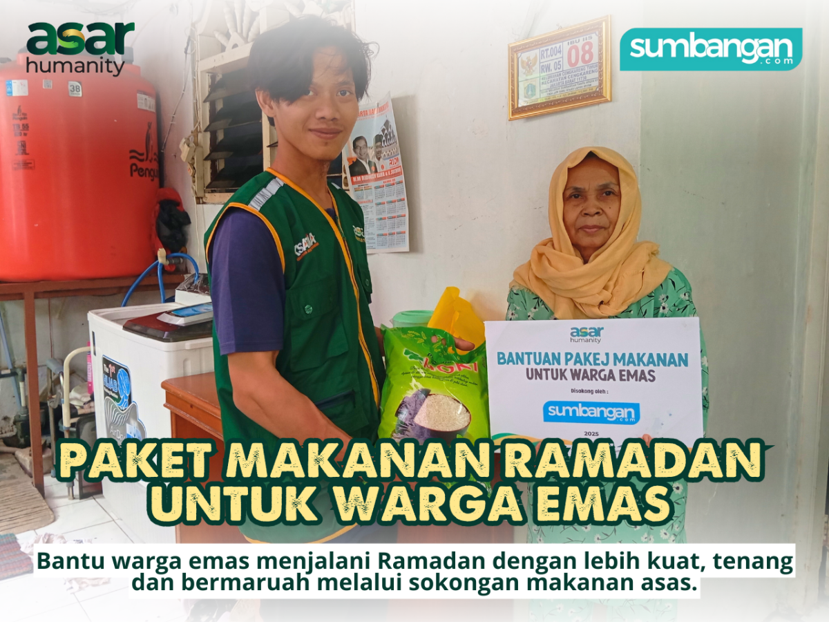 RAYUAN SOKONGAN PAKEJ MAKANAN RAMADAN UNTUK WARGA EMAS
