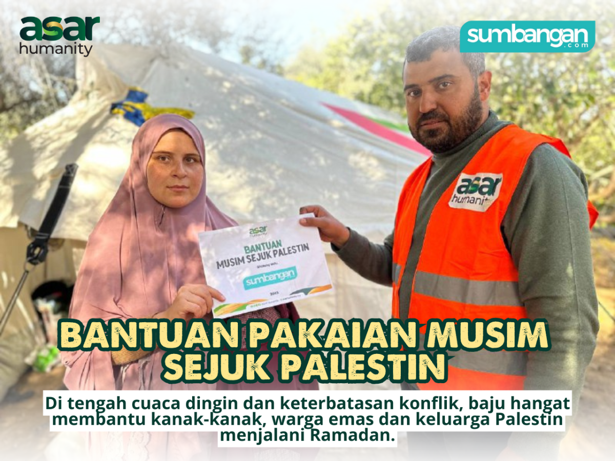 SOKONGAN PAKAIAN HANGAT RAMADAN UNTUK KELUARGA PALESTIN