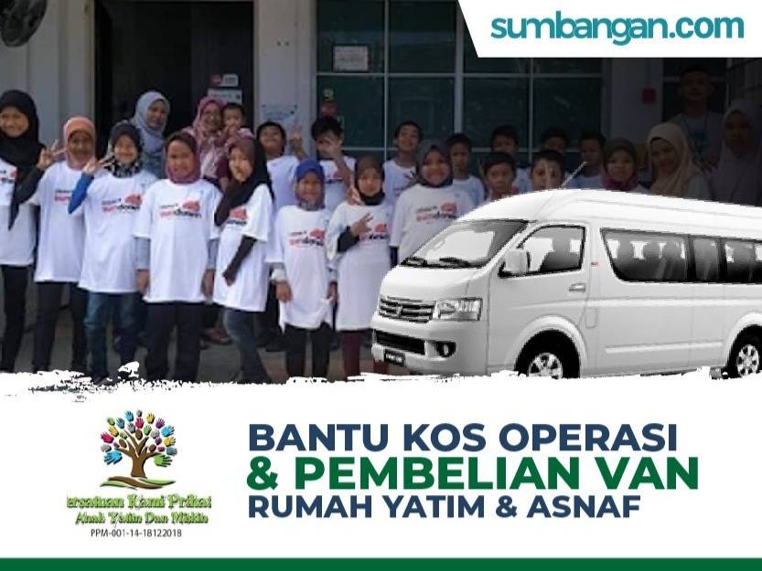 INFAQ DANA OPERASI DAN VAN HARIAN PERSATUAN KAMI PRIHATIN ANAK YATIM DAN MISKIN