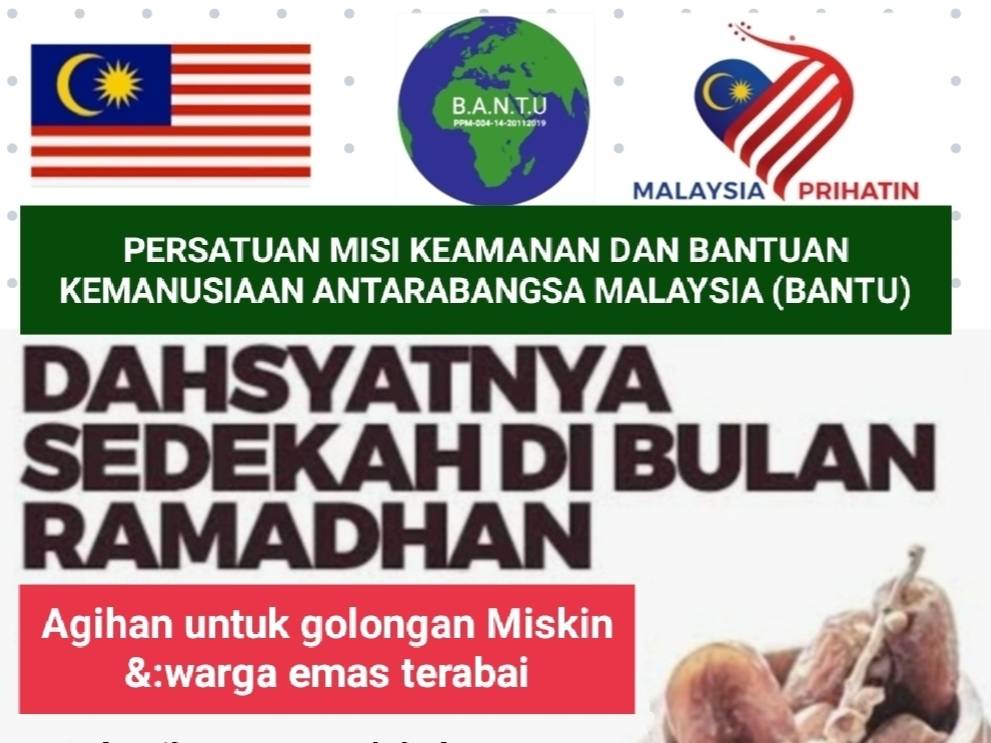 SEDEKAH RAMADAN UNTUK GOLONGAN EMAS TERABAI