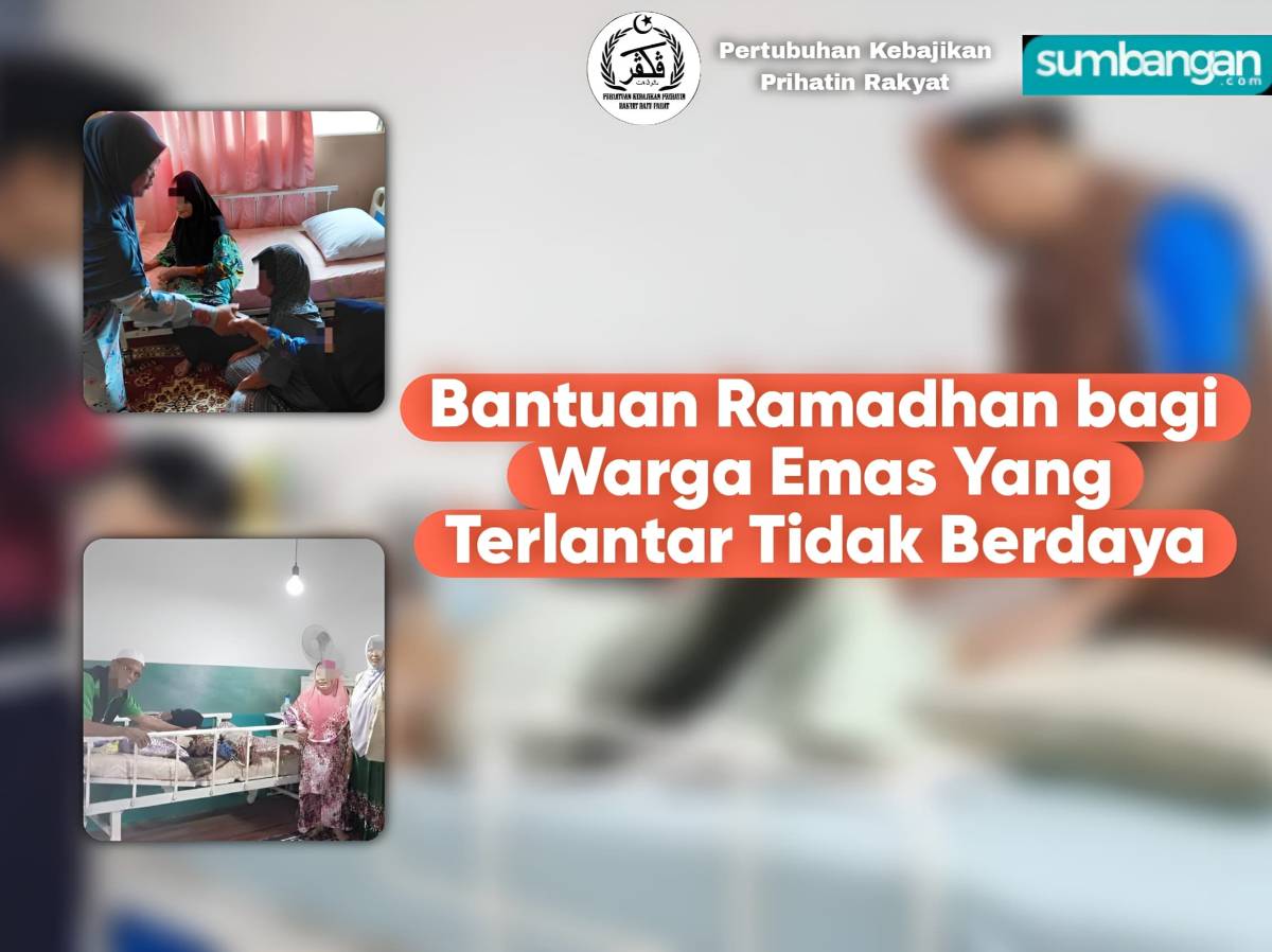 BANTUAN WARGA EMAS YANG TERLANTAR