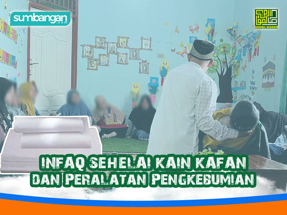 BANTU KUMPUL KAIN KAFAN DAN PERALATAN PENGKEBUMIAN