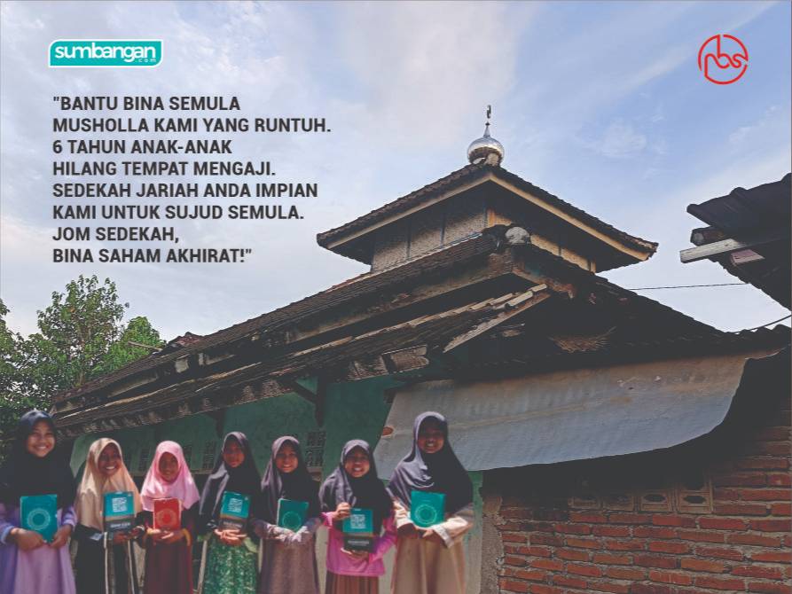 BANTU KAMI BINA SEMULA MUSHOLLA MANGSA GEMPA 2018