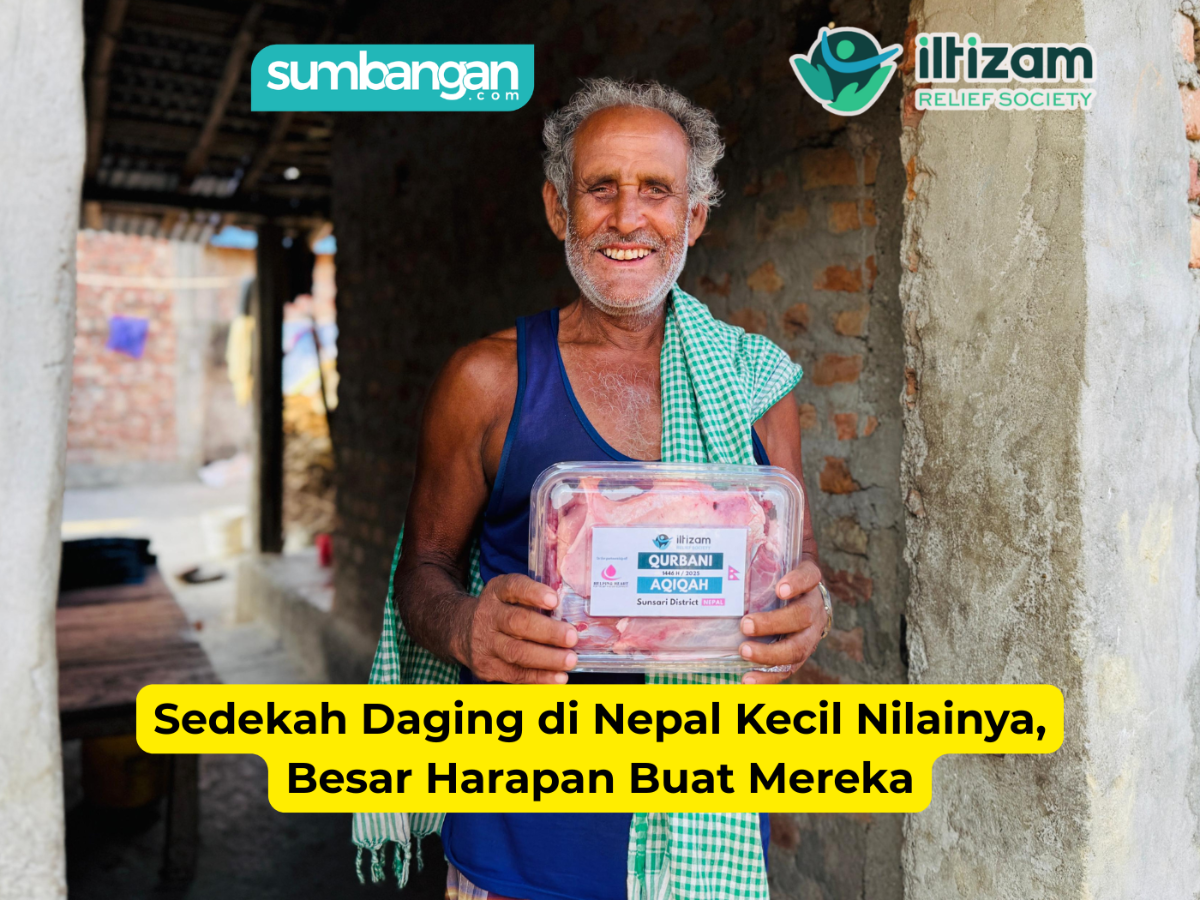SEDEKAH DAGING DI NEPAL, BESAR HARAPAN BUAT MEREKA