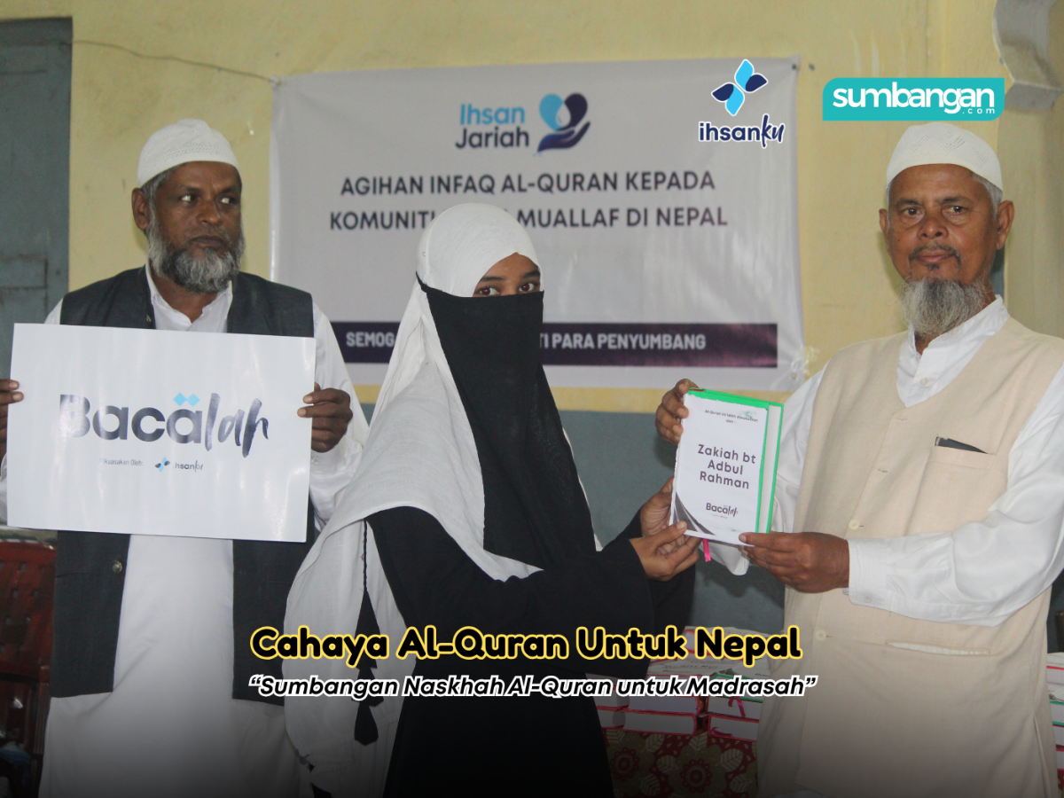 SEDEKAH BAWA CAHAYA AL QURAN KE NEPAL