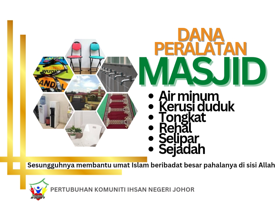 INFAQ DANA PERALATAN MASJID DAN SURAU TERPILIH