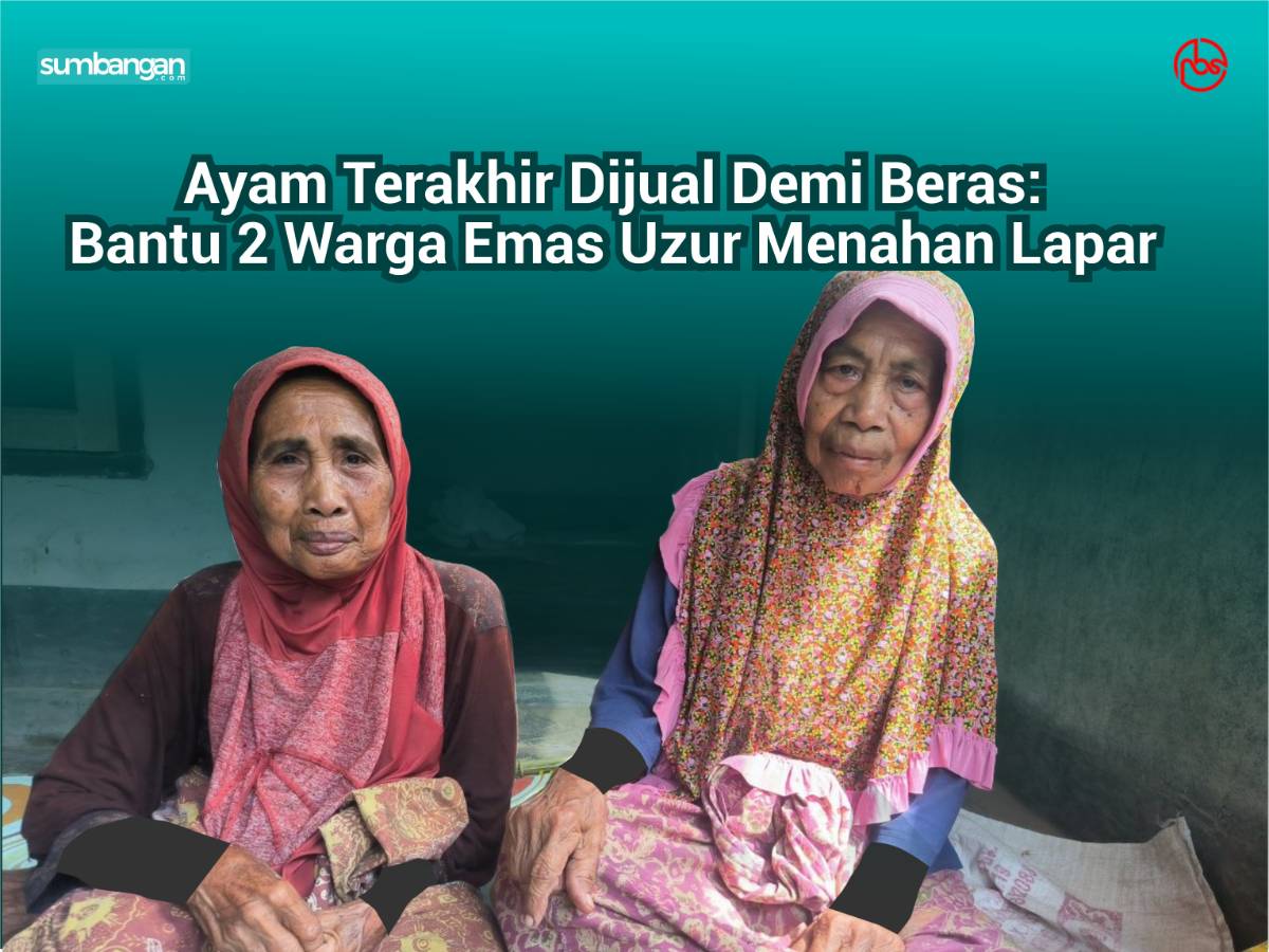 BANTU 2 WARGA EMAS UZUR MENAHAN LAPAR